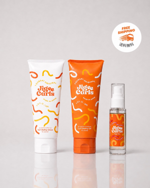[Free Shipping] Curly Hair 3-Piece Set