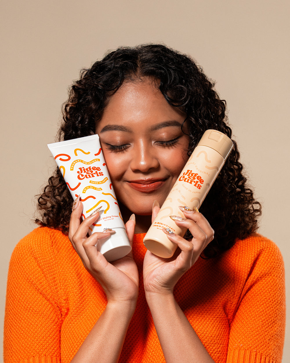 【送料無料】カーリーヘア４点セット